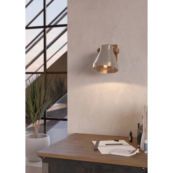 Eglo CAWTON Wall Light Ecru, 1-light source