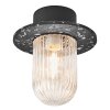 Nordlux JANUKA outdoor ceiling light black, 1-light source