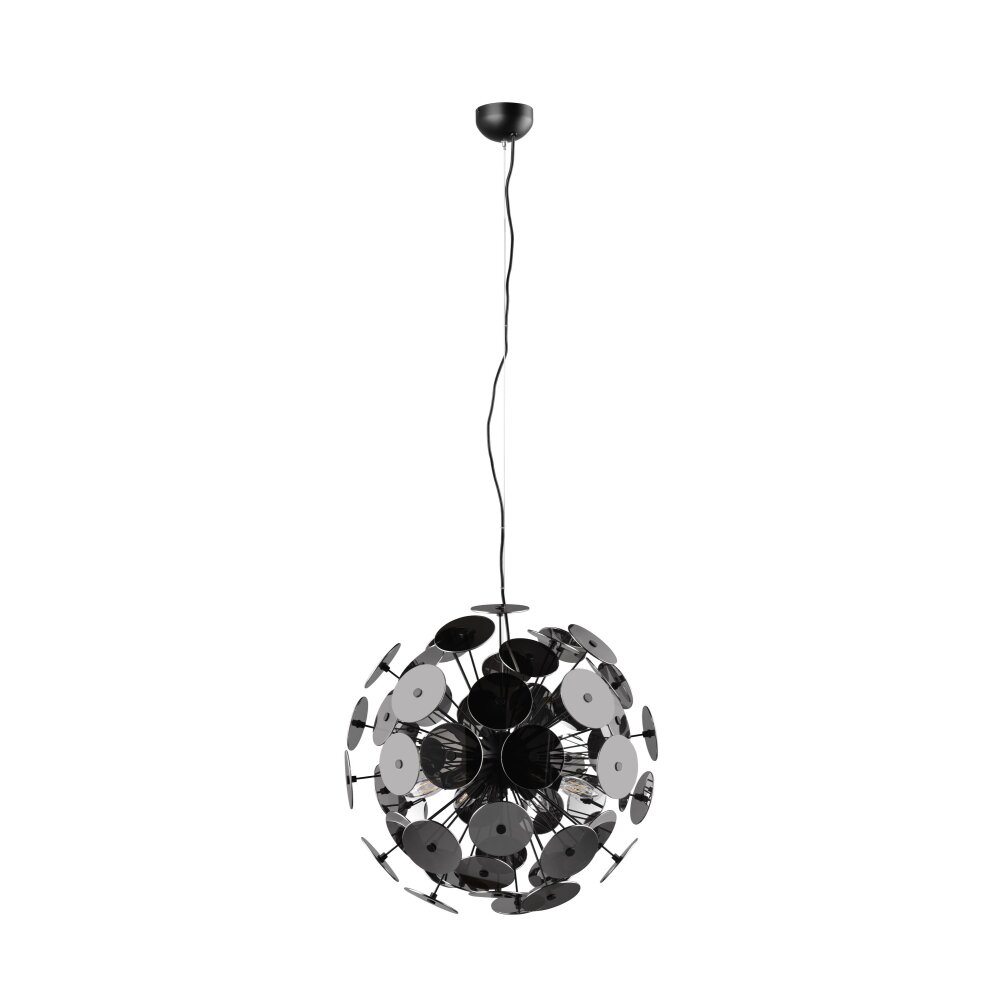 Trio DISCALGO Pendant Light black, 6-light sources