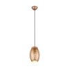 Reality BIDAR Pendant Light brown, Ecru, 1-light source