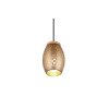 Reality BIDAR Pendant Light brown, Ecru, 1-light source