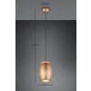 Reality BIDAR Pendant Light brown, Ecru, 1-light source