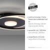 Leuchten-Direkt DOMINO Ceiling Light LED black, 1-light source