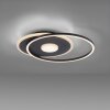 Leuchten-Direkt DOMINO Ceiling Light LED black, 1-light source