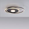 Leuchten-Direkt DOMINO Ceiling Light LED black, 1-light source