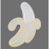 Leuchten-Direkt NEON-BANANE decorative light LED yellow, white, 1-light source