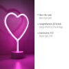 Leuchten-Direkt NEON-HERZ decorative light LED pink, 1-light source