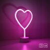 Leuchten-Direkt NEON-HERZ decorative light LED pink, 1-light source