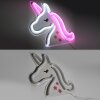 Leuchten-Direkt NEON-UNICORN decorative light LED transparent, clear, 1-light source