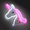 Leuchten-Direkt NEON-UNICORN decorative light LED transparent, clear, 1-light source