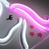 Leuchten-Direkt NEON-UNICORN decorative light LED transparent, clear, 1-light source