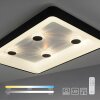 Leuchten-Direkt VERTIGO Ceiling Light LED black, 1-light source, Remote control