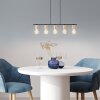 Brilliant KERRY Pendant Light Ecru, 5-light sources