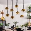 KOYOTO Pendant Light - glass gold, clear, 8-light sources