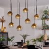 KOYOTO Pendant Light - glass gold, clear, 8-light sources