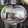 APEDO Pendant Light - glass clear, Smoke-coloured, 3-light sources