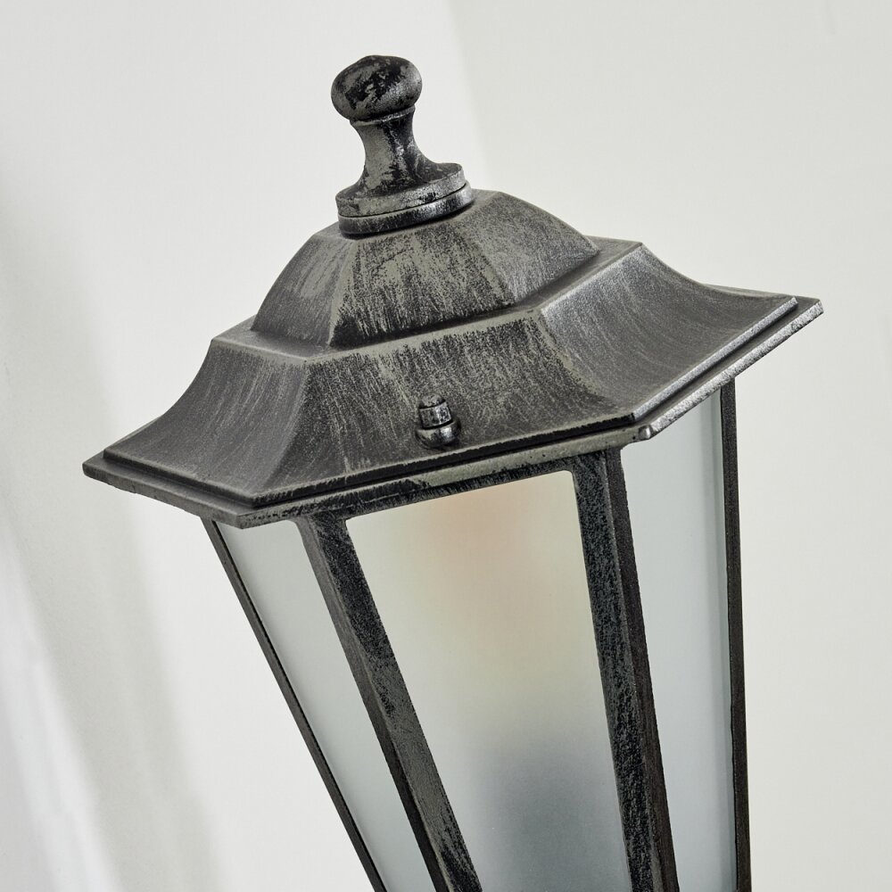 LORIA Outdoor Wall Light black, silver, 1-light source