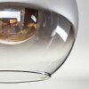 KOYOTO Ceiling Light - glass clear, Smoke-coloured, 4-light sources