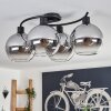 KOYOTO Ceiling Light - glass clear, Smoke-coloured, 4-light sources