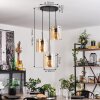 PARANE Pendant Light - glass Amber, 3-light sources