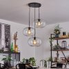 APEDO Pendant Light - glass clear, 3-light sources