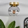 KOYOTO Ceiling Light - glass brass, 1-light source