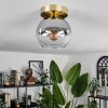 KOYOTO Ceiling Light - glass brass, 1-light source