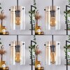 PARANE Pendant Light - glass Amber, clear, 5-light sources