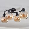 KOYOTO Ceiling Light - glass Amber, 4-light sources