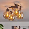 KOYOTO Ceiling Light - glass Amber, 4-light sources