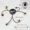 CHEHALIS Ceiling Light gold, black, 6-light sources