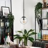 GASTOR Pendant Light - glass black, 1-light source