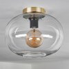 APEDO Ceiling Light - glass brass, 1-light source