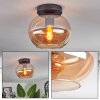 APEDO Ceiling Light - glass Amber, 1-light source