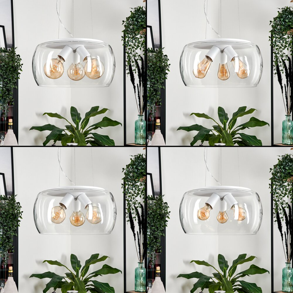 PALIBATZ Pendant Light white, 3-light sources