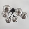 CHEHALIS Ceiling Light Smoke-coloured, 6-light sources