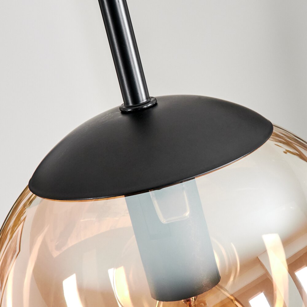GASTOR Pendant Light - glass Amber, clear, 1-light source