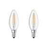 Osram LED E14 4 Watt 2700 Kelvin 470 Lumen Set of 2