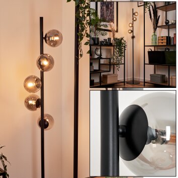 REMAISNIL Floor Lamp black, 5-light sources