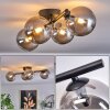 CHEHALIS Ceiling Light - glass Smoke-coloured, 4-light sources