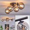 CHEHALIS Ceiling Light - glass Smoke-coloured, 4-light sources