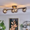 CHEHALIS Ceiling Light - glass Smoke-coloured, 4-light sources