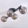 CHEHALIS Ceiling Light - glass Smoke-coloured, 4-light sources