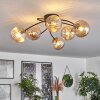 CHEHALIS Ceiling Light - glass gold, black, 6-light sources