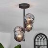 CHEHALIS Ceiling Light - glass Smoke-coloured, 4-light sources