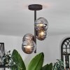 CHEHALIS Ceiling Light - glass Smoke-coloured, 4-light sources