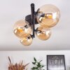 CHEHALIS Ceiling Light - glass Amber, 4-light sources