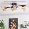 CHEHALIS Ceiling Light - glass Amber, 4-light sources