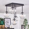 CHEHALIS Ceiling Light - glass clear, 5-light sources