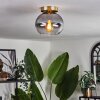 APEDO Ceiling Light - glass brass, 1-light source